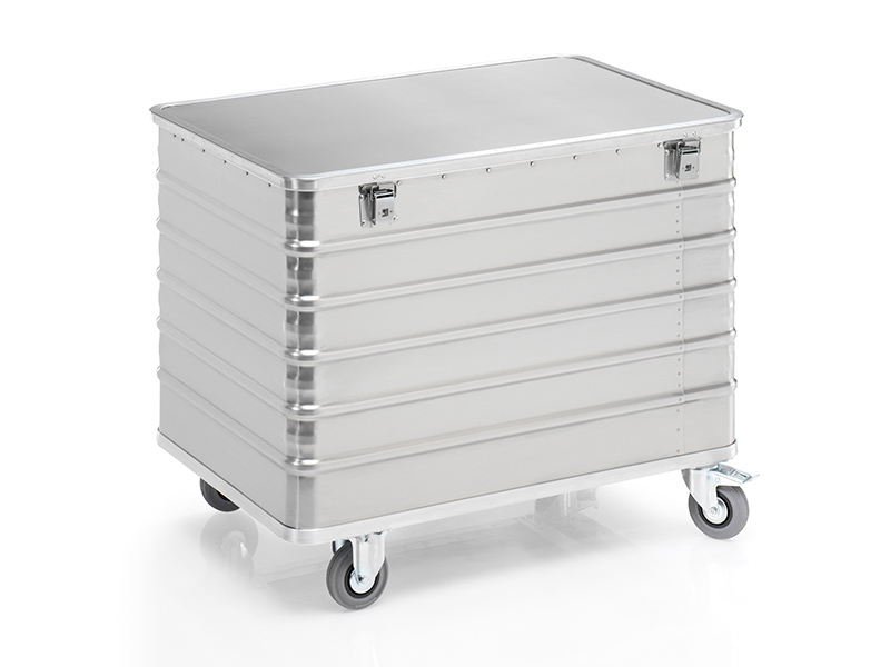 G®-DOCU mobiler Datenentsorgungsbehälter Gross 415 Liter, Deckel ohne Einwurfschlitz