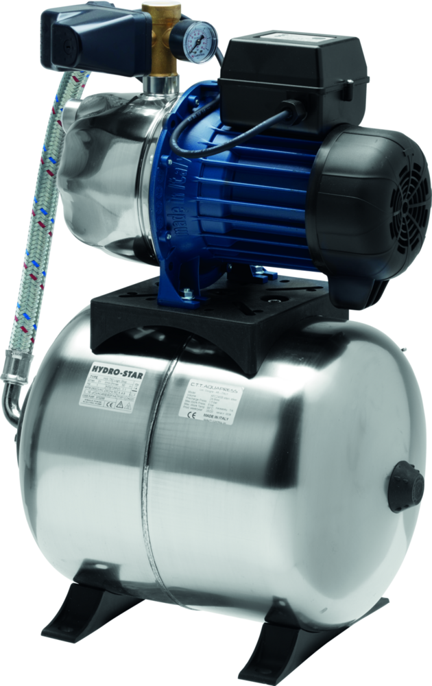 Hauswasserwerk Hydrostar HW 750 Inox mit Logic Stop | Lagerdirekt.ch